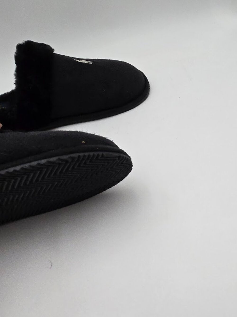 Polo Ralph Lauren Women's Black  Summit Scuff II Slippers - Picture 5 of 7